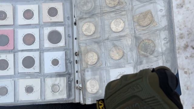 Барахолка в Подмосковье. Купил два набора столовых предметов за 1000₽. Мельхиор.