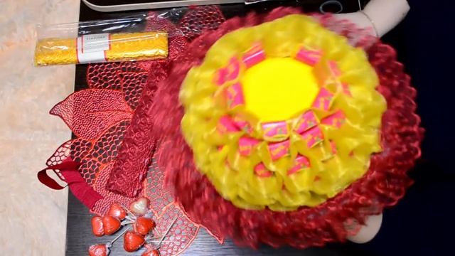 Букет из жевательной резинки love is