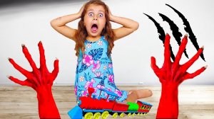 Милана и история про МОНСТРА под кроватью