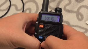 Baofeng UV-5R - Как включить имена каналов?!