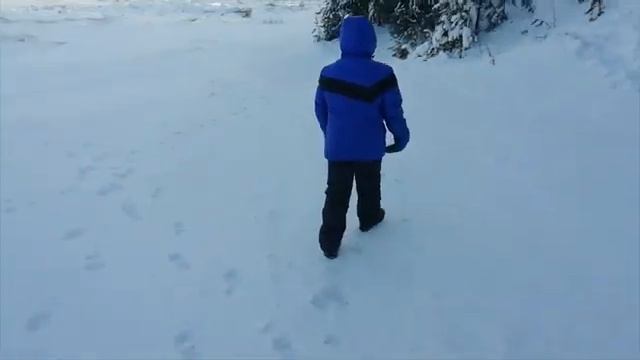 Енисей, набережная зимой.