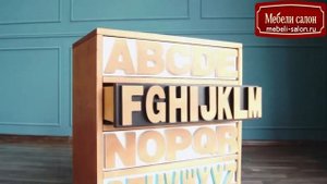 Комод Alphabeto RE 032ETG4 от фабрики "Этажерка"