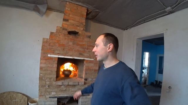 Готовим В Русской Печи!! Как я живу в большом доме без Жены! смотреть онлайн