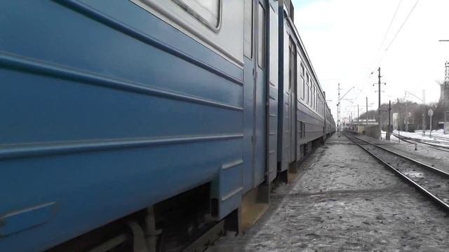 Электропоезд ЭД4М-0250 станция Подлипки-Дачные