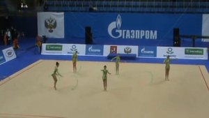 Узбекистан юниорки 5 обручей финал