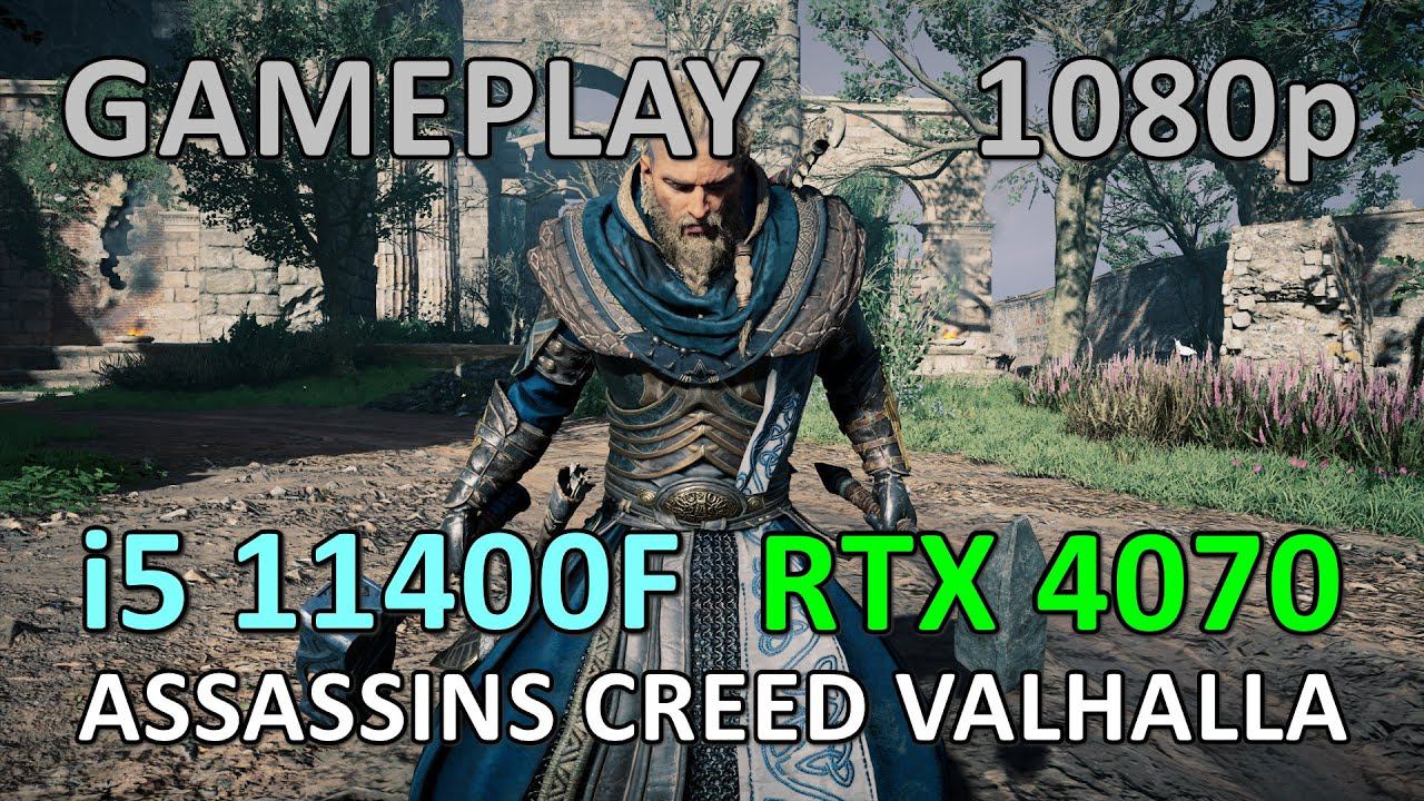 i5 11400F + RTX 4070 / ASSASSINS CREED VALHALLA / GAME PLAY