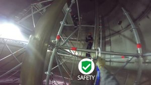 Layher.Установка строительных лесов. Братск