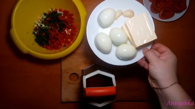 Фаршированные помидоры. Холодная закуска на праздничный стол