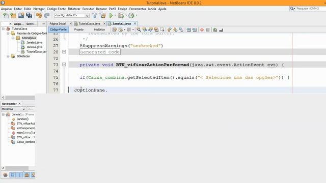 Tutorial Java - como usar a jComboBox смотреть онлайн