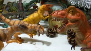 НАША КОЛЛЕКЦИЯ ДИНОЗАВРОВ. Новогоднее поздравление от ДИНОЗАВРОВ и ЧУДЕСНОГО ДНЯ своим друзьям