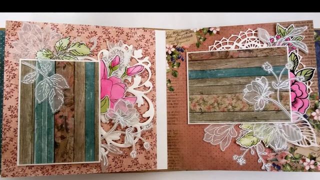 Скрапбукинг. Альбом с нуля. Обзор. Scrapbooking. Handmade. Scrapberrys. Altenew. Фотографии. смотреть онлайн