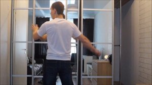 Удобная гардеробная для однокомнатной квартиры