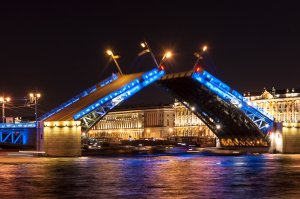 Прогулка по ночному Санкт-Петербургу.
