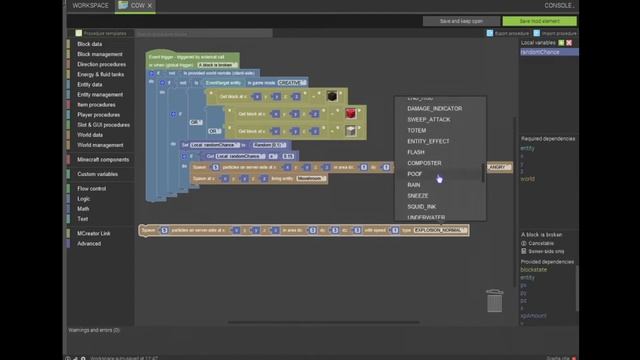 Урок по созданию модов FORGE 1 16 5 #35 Процедура выпадение моба из блоков смотреть онлайн