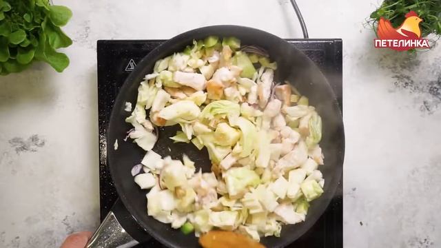 Ленивые голубцы с курицей