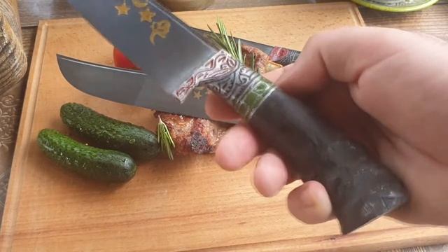 Пчак с рукоятью из рога антилопы | Узбекский нож | P4aki.ru смотреть онлайн