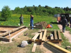 Каркас: обвязка и боковые стойки