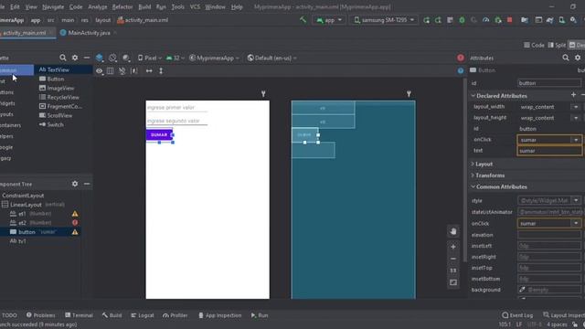 My Primera App en Android Studio смотреть онлайн