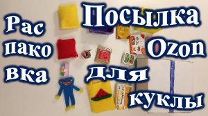Распаковка посылки из OZON для куклы Тони.