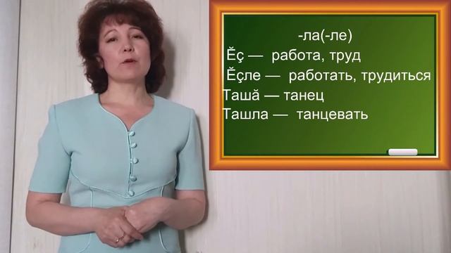 Глаголăн пуçламăш форми / Начальная форма глагола смотреть онлайн