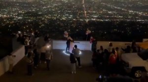 Сделал предложение в обсерватории Гриффита/ Лос-Анджелес/ США