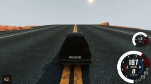 BeamNG Drive Прыжок через каньон Смерти на автомобиле (Mercedes-Benz W140) Мод патруль!