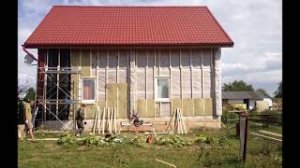 Монтаж блок хауса из сосны и перевоплощение дома — Лесобаза.рф