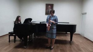 А  Шор Пьеса для саксофона альта и фортепиано    Ольга Ляпина, 13 лет