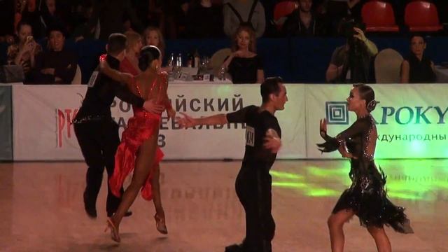 Каширкин Илья - Литвинова Виктория Чемпионат РТС Молодежь-2 Латина 1/4 Джайв