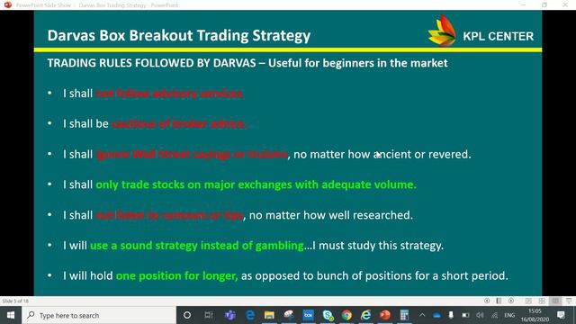 DARVAS BOX BREAKOUT TRADING STRATEGY🚀🚀🚀| HOW DARVAS MADE $20,00,000 IN JUST 18 MONTHS? | #KPLCENTER