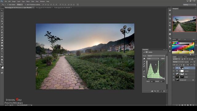 Tutorial edit foto Stacking Landscape - Photoshop Tutorial смотреть онлайн