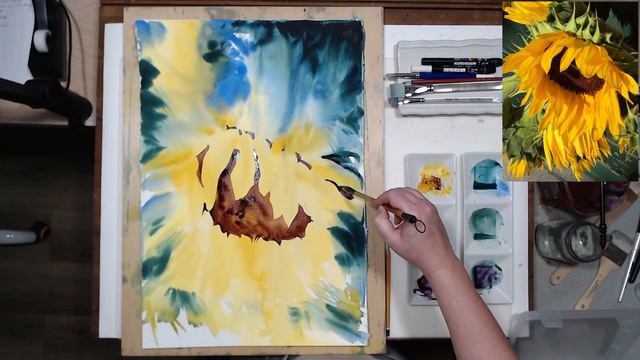 Learn loose watercolor painting techniques: how to choose reference photos смотреть онлайн