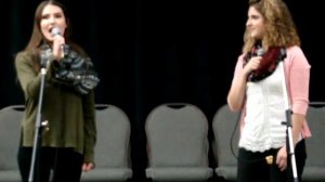 Amy Bell and Allison FSU Talent show 2017