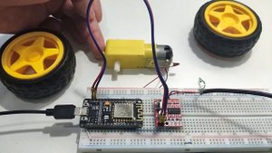 Управление двигателем постоянного тока  NodeMCU + MX1508