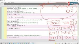 Lecture 10 - Insert an Element in a set of Array | Lecture 4 | insertion in Array in Java