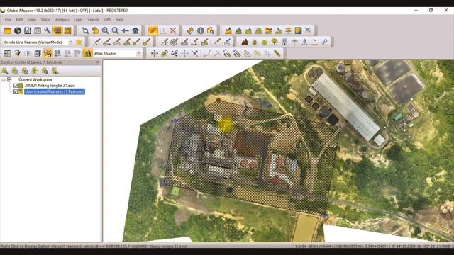 Global Mapper - Cropping Image Without Export