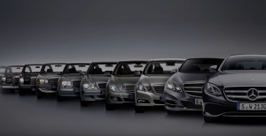 Evolution of Mercedes-Benz E-Class (from 1953 to 2016)