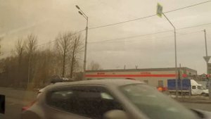 Поездка на автобусе МАЗ-203.069 № 02460 по маршруту №1 Казань . (03.04.2021)