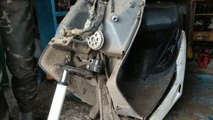 ЗАМЕНИЛ ВИЛКУ НА МОПЕДЕ ХОНДА ДИО !!!