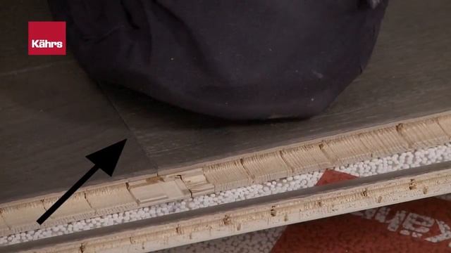 Нормальная укладка паркетной доски Kahrs с замком Woodloc® 5S смотреть онлайн