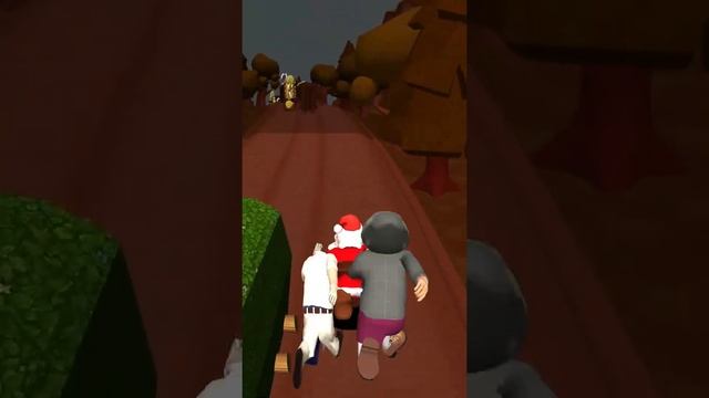 Scary Santa Ice Christmas Run Gameplay (Android, iOS)