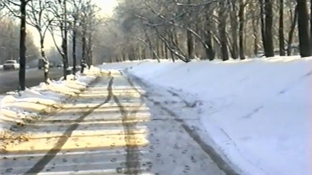 МОСКВА 90-х! Зимняя 1996! МГУ! Лужники! Воробьёвы горы! смотреть онлайн