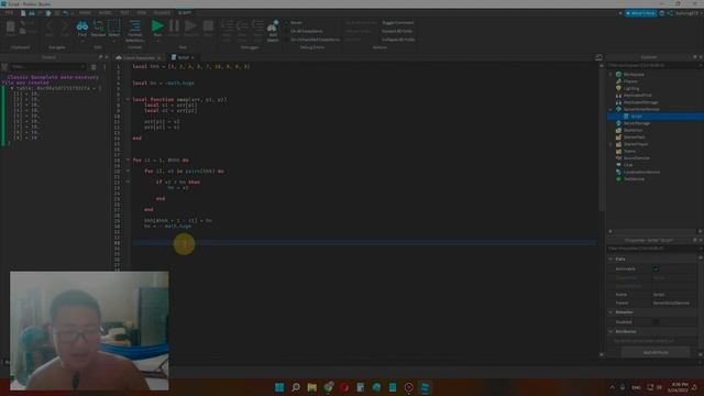 Tutorial#1 : Sorting table in Roblox Studio смотреть онлайн