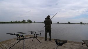 Рыбалка на флэт метод в период нереста карпа .mp4