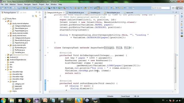 News 18: AsyncTask смотреть онлайн