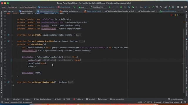 Android Custom Alert Dialog in Kotlin 2023 | Kotlin View Binding