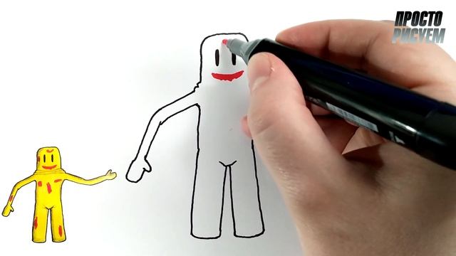 Как нарисовать ТУСОВЩИКА из игры Закулисье смотреть онлайн