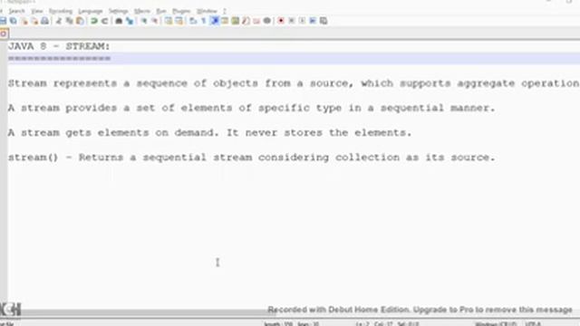TAMIL JAVA 8 STREAM METHOD DEMO смотреть онлайн