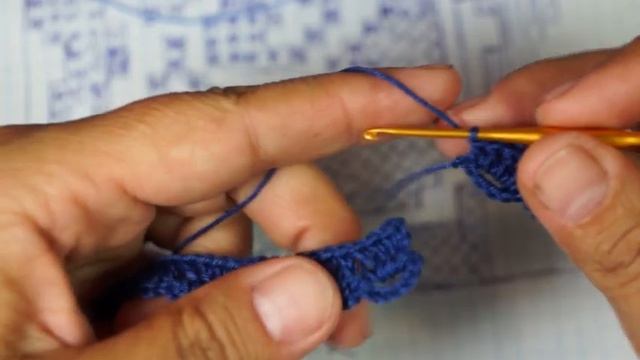 Как вязать жаккард крючком МК 1 часть. смотреть онлайн