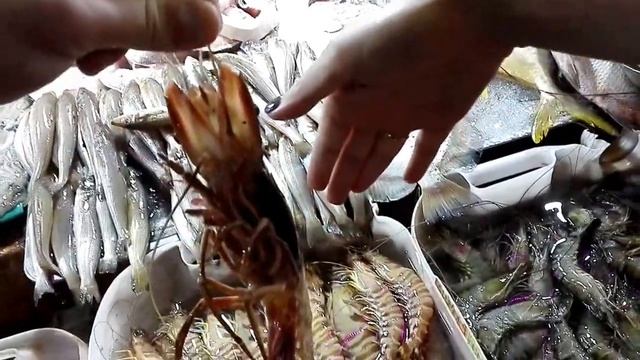 Огромные креветки!